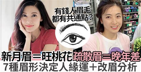 修眉改運|7種眉形面相決定命運？「三分天註定，七分靠打拼」玄學家教你。